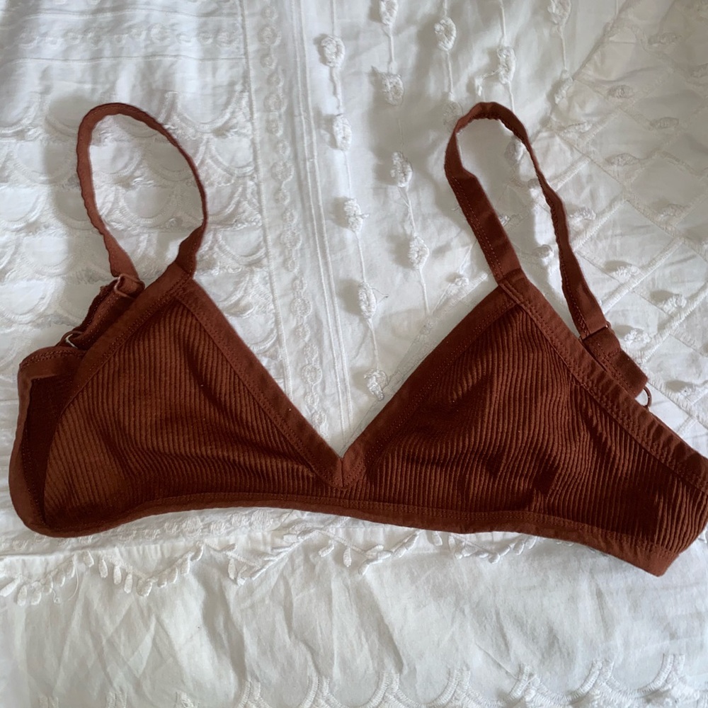 urban outfitters rust orange bralette